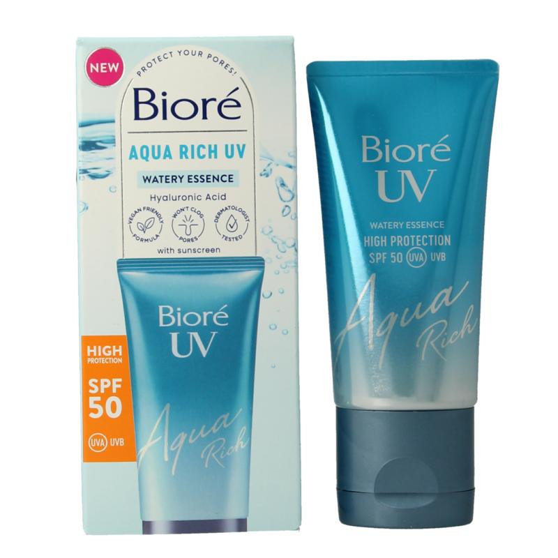 Bioré Aqua Rich UV Moisturiser SPF50 Gewichtloos