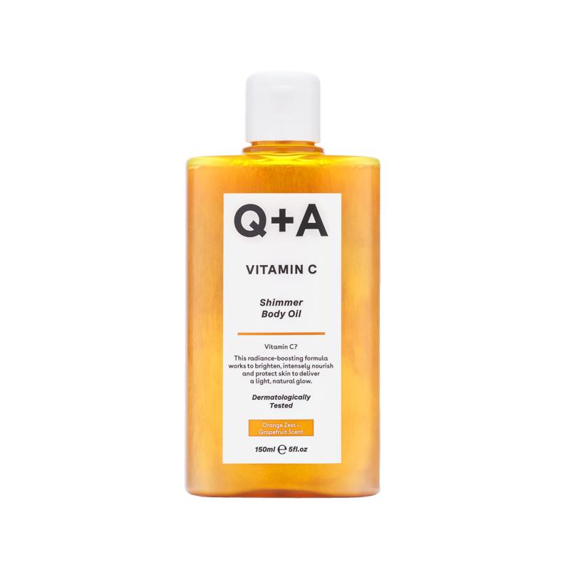 Q+A Vitamin C Shimmer Body Oil