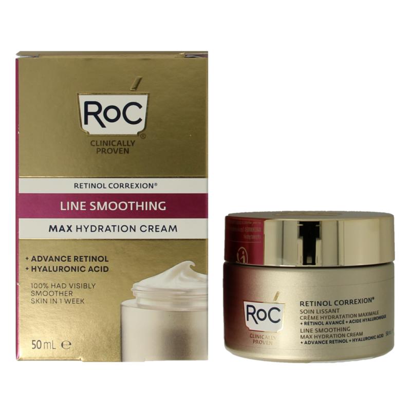 ROC Retinol Correxion Line Smoothing Max Hydration 50ml