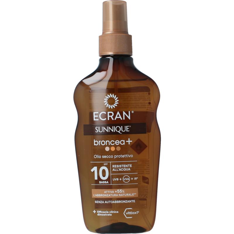 Ecran Sunnique Broncea Bruma Dry Oil SPF10 200ml