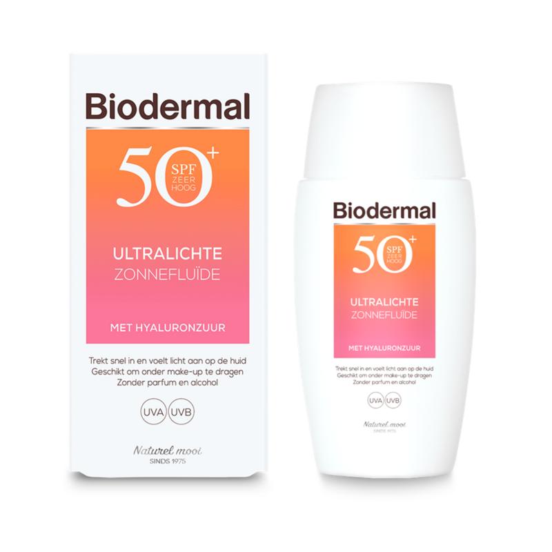 Biodermal Ultralichte Zonnefluïde SPF50+ 40ml