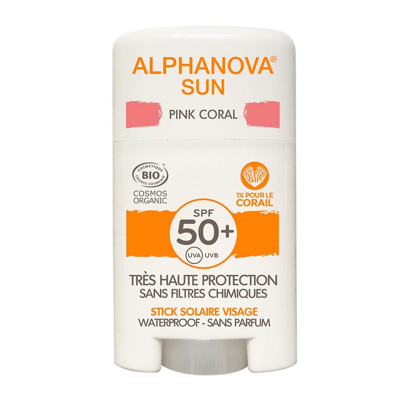 Alphanova Sun Sun stick face pink SPF50+