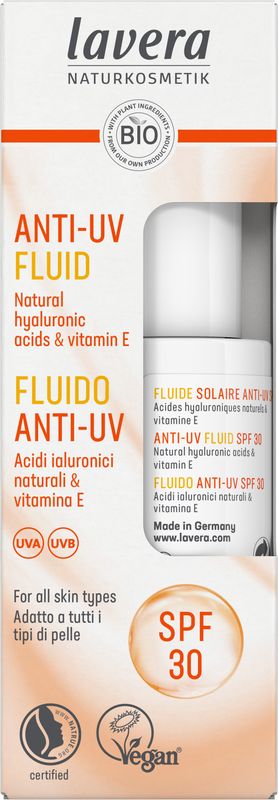 Lavera Anti-UV Fluid SPF30 Bio 30ml