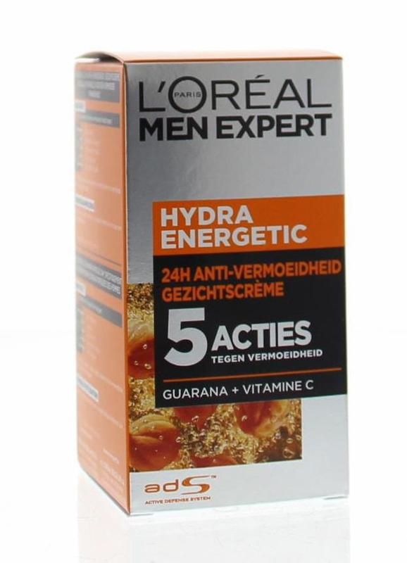 L'Oréal Paris Men Expert Hydra Energetic Anti-Vermoeidheid Crème 50ml