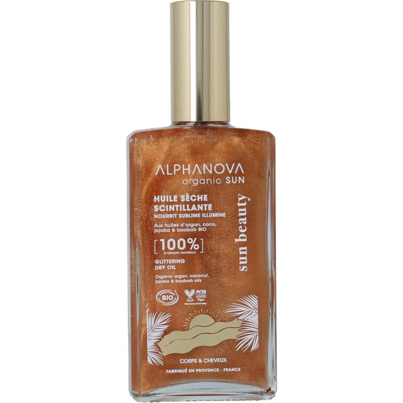 Alphanova Sun Bio Glittering Dry Oil Spray 100ml