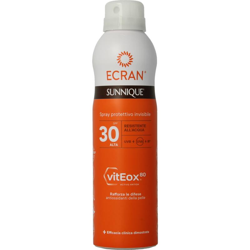 Ecran Sunnique Invisible Spray SPF30 200ml
