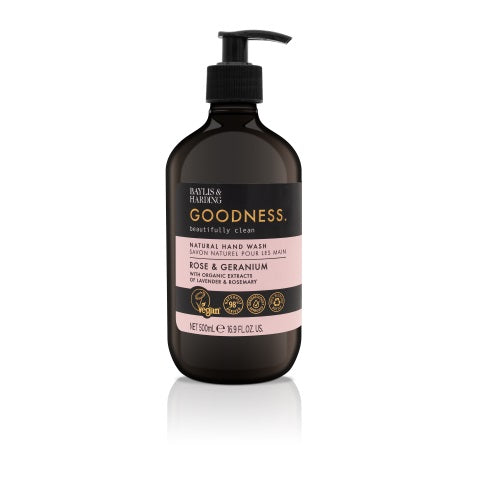 Baylis & Harding Hand wash goodness rose & geranium 500ml