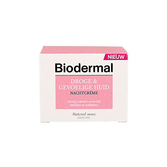 Biodermal Nachtcrème Droge & Gevoelige Huid