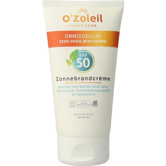 O'Zoleil Zonnebrandcrème SPF50 125ml