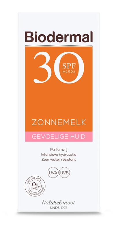 Biodermal Gevoelige Huid Zonnemelk SPF30 200ml