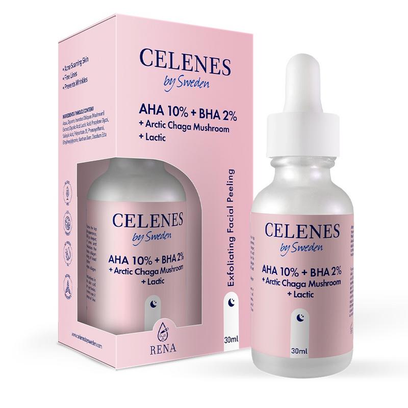 Celenes Facial Peeling AHA 8% + BHA 2% + Chaga 30ml