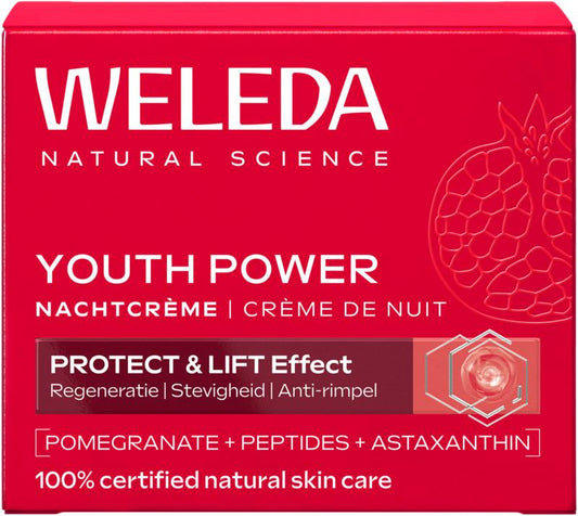Weleda Youth Power Nachtcrème Granaatappel & Astaxanthine 40 ml