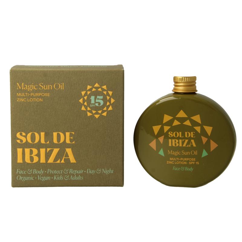 Sol de Ibiza Zonneolie Beschermend & Herstellend SPF15 Bio 30ml