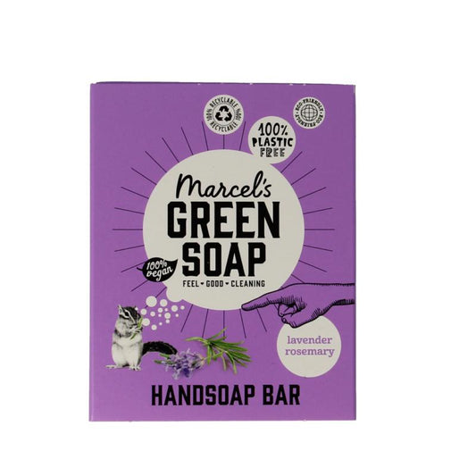 Marcel's Green Soap Handzeep bar lavender & rosemary 90g