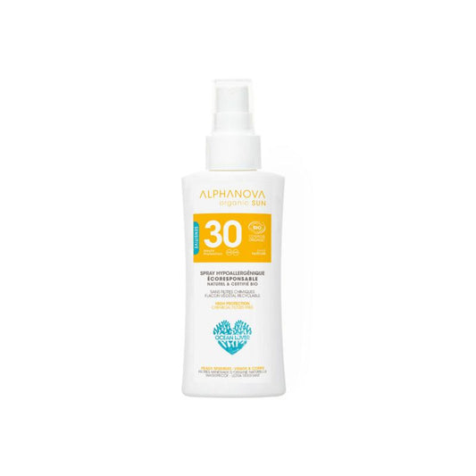 Alphanova Sun Sun bio hypoallergenic spray SPF30 organic