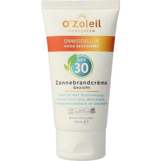 O'Zoleil Zonnebrandcrème Gezicht SPF30 50ml