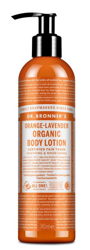Dr. Bronner's Bodylotion sinaas/lavendel