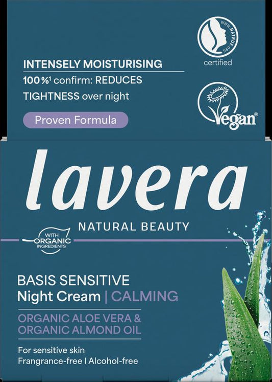 Lavera Basis Sensitive Calming Nachtcrème 50ml