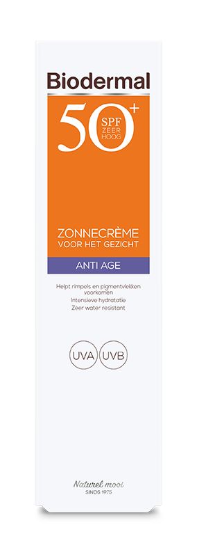 Biodermal Anti-Age Zonnecrème Gezicht SPF50+ 40ml
