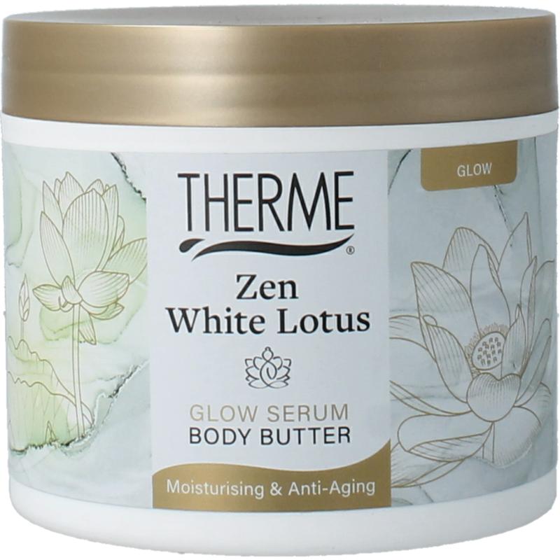 Therme Zen white lotus glow serum bodybutter