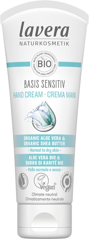 Lavera Basis Sensitiv handcreme/handcream bio 75ml