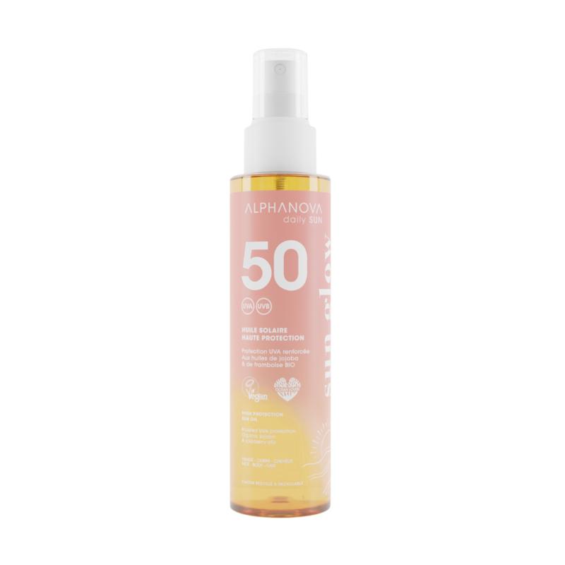 Alphanova Sun Protective sun oil sun glow bio SPF50