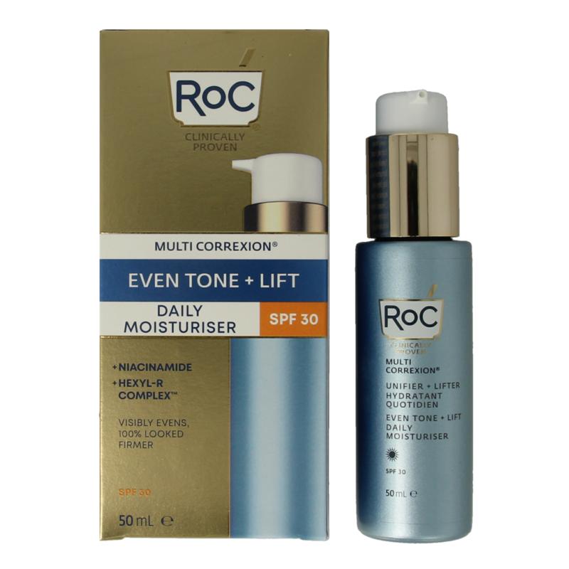 ROC Multi Correxion Even Tone+Lift Dagmoisturiser SPF30