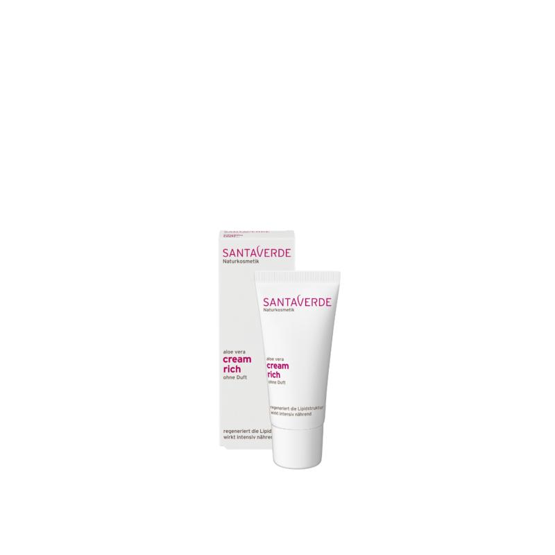 SantaVerde Aloe Vera Cream Rich Parfumvrij 30ml