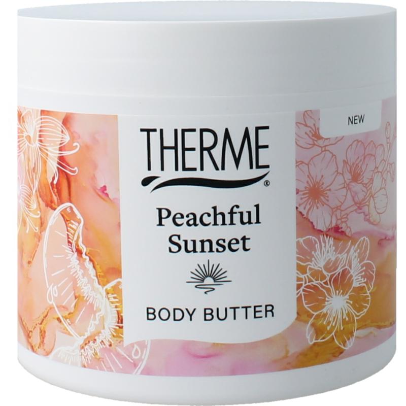 Therme Peachful sunset body butter