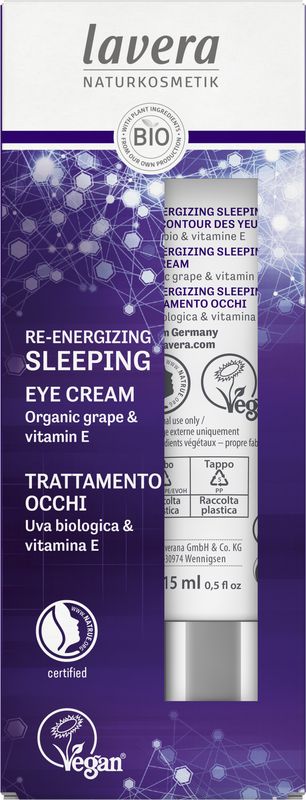 Lavera Re-Energizing Sleeping Eye Cream Bio 15 ml
