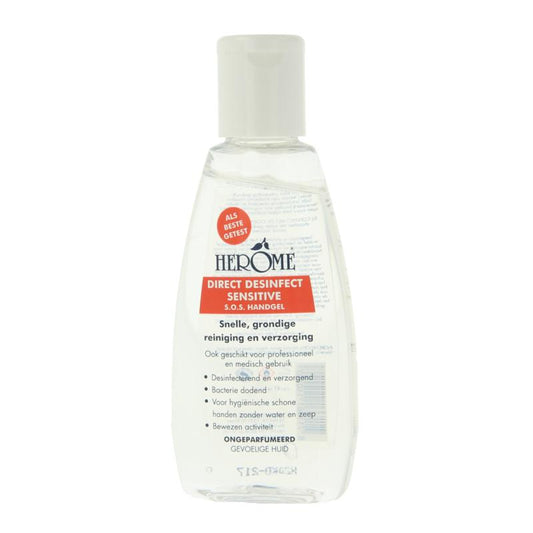 Herome Direct desinfect ongeparfumeerd sensitive 75ml