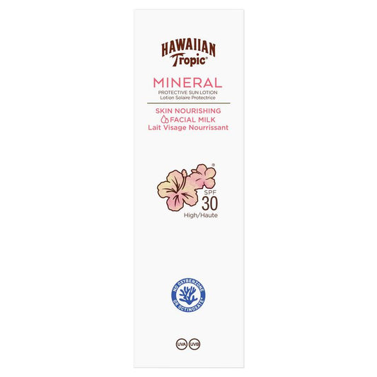 Hawaiian Tropic Mineral Sunmilk Face Lotion SPF30 50ml