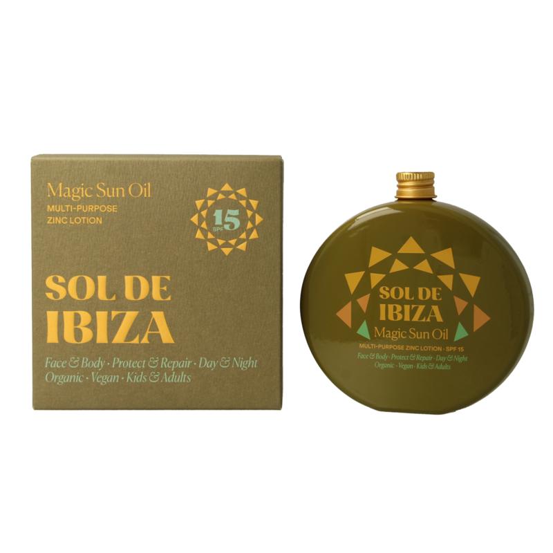 Sol de Ibiza Zonneolie Beschermend & Herstellend SPF15 Bio 100ml