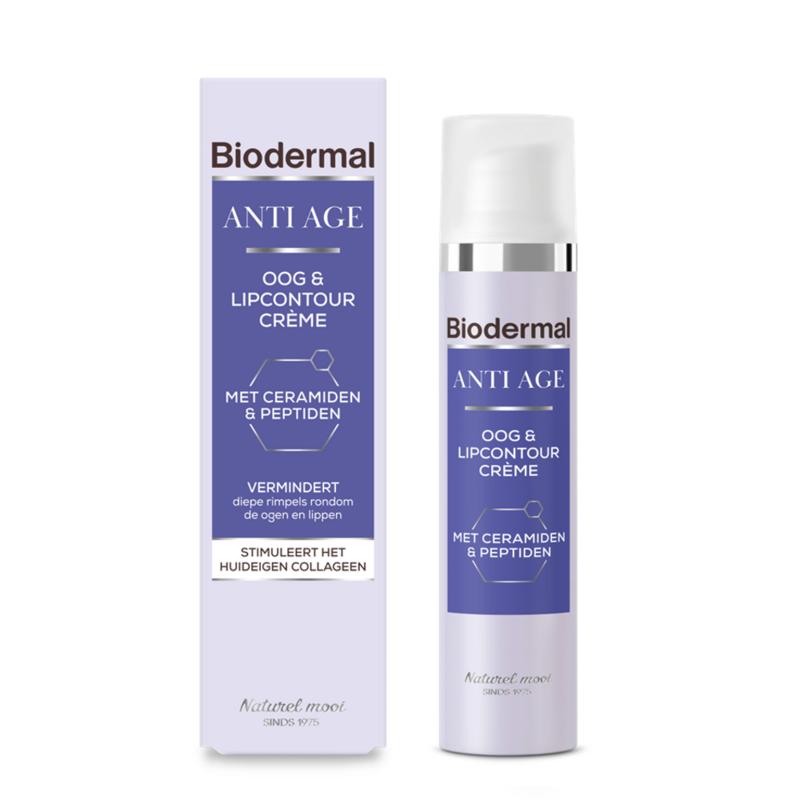 Biodermal Anti-Age Oog- & Lipcontourcrème