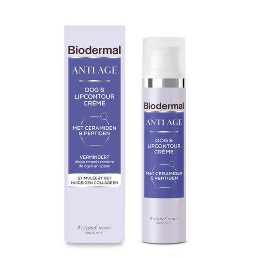 Biodermal Anti-Age Oog- & Lipcontourcrème